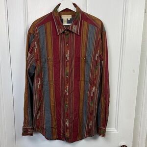 The Territory Ahead men’s button up long sleeve shirt size large